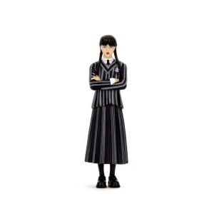 JADA WEDNESDAY SET MASINUTA METALICA VOLKSWAGEN BEETLE 1:24 SI FIGURINA METALICA WEDNESDAY 7CM - Img 3