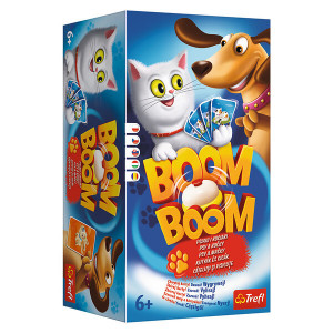 Joc Educativ Trefl Boom Boom, cu Catelusi si Pisiute