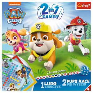 Joc Trefl 2 in 1, Paw Patrol - Ludo si Cursa Catelusilor - Img 4