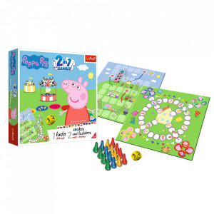 Joc Trefl 2 in 1 - Peppa Pig, Ludo si Serpisori si Scari - Img 4