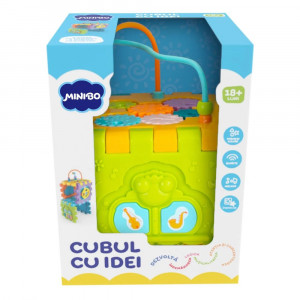 Jucarie bebelusi, Cubul cu idei, Minibo - Img 2