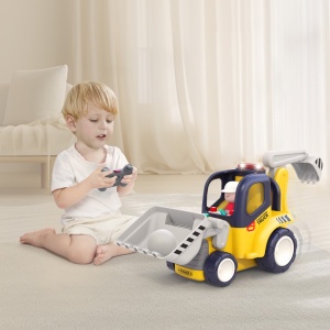 Jucărie HOLA camion construcție cu efecte luminoase și sonore