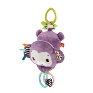 Jucărie interactivă Fisher Price, maimuțică muzicală, multicolor, 24x16x10cm - Img 9