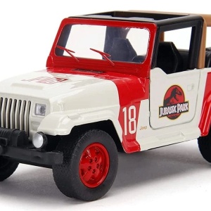 JURASSIC WORLD MASINUTA METALICA JEEP WRANGLER SCARA 1 LA 32 - Img 2