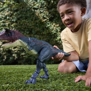 JURASSIC WORLD SURVIVAL CHARGE AND CHOMP DINOZAUR INTERACTIV CARNOTAURUS - Img 4