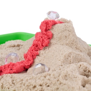 KINETIC SAND PATRULA CATELUSILOR FILMUL CU DINOZAURI SET VANATOARE PIETRE PRETIOASE - Img 9