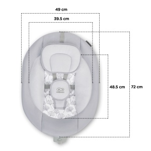 LEAGAN ELECTRIC KINDERKRAFT LULI, 2 IN 1, GREY - Img 3