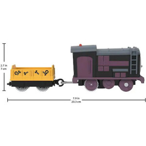Locomotiva motorizata Diesel cu un vagon Thomas si Prietenii, 21 cm - Img 2