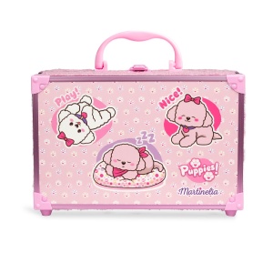 MARTINELIA PUPPIES FLUFFY SET COMPLET DE MACHIAJ IN CUTIE METALICA - Img 4