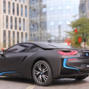 Masina cu telecomanda BMW i8 Negru, scara 1:18 - Img 7
