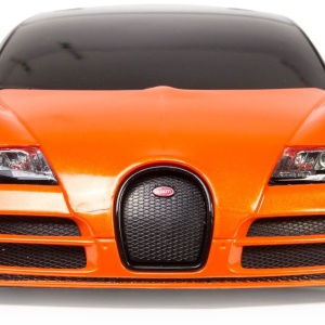 MASINA CU TELECOMANDA BUGATTI GRAND SPORT VITESSE PORTOCALIE CU SCARA 1 LA 18 - Img 3