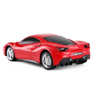 Mașină telecomandă Ferrari 488 GTB Rastar, roșu, jucărie pentru copii