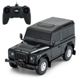 MASINA CU TELECOMANDA LAND ROVER DEFENDER NEGRU CU SCARA 1 LA 24 - Img 2