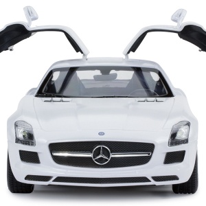 MASINA CU TELECOMANDA MERCEDES-BENZ SLS ALB SCARA 1 LA 14 - Img 8