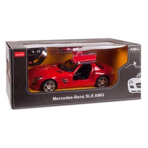 MASINA CU TELECOMANDA MERCEDES-BENZ SLS ROSU SCARA 1 LA 14 - Img 2