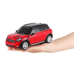 MASINA CU TELECOMANDA MINI COOPER S COUNTRYMAN ROSU CU SCARA 1 LA 24 - Img 4