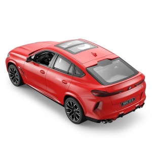 Masina cu telecomanda, Rastar, BMW X6 M, rosie, 1:14, 43x25.5x17.5cm - Img 4
