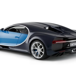 Masina cu telecomanda, Rastar, Bugatti Chiron, albastru, 1:14, 32.3x14.8x13.9cm - Img 4