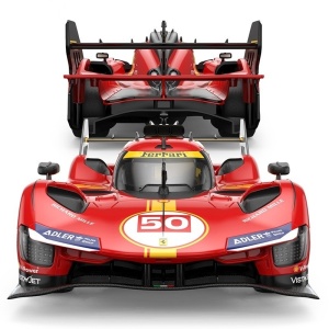 Masina cu telecomanda Rastar Ferrari 499P, 1:14, rosie, 43x25.5x17.5cm  - Img 9