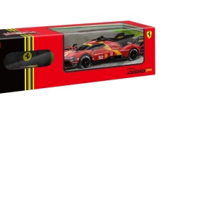 Masina cu telecomanda Rastar Ferrari 499P, rosie, scara 1:24, 19x9.5x5.3cm - Img 2