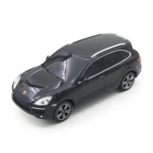 Masina cu telecomanda Rastar Porsche Cayenne Turbo, 1:24, negru, 20.2x8.1x7.1cm - Img 4
