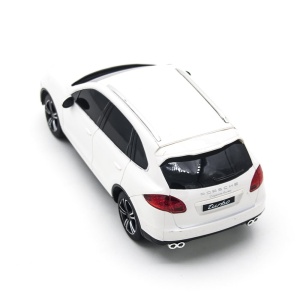 Masina cu telecomanda Rastar Porsche Cayenne Turbo alba, scara 1:24, 20.2x8.1x7.1cm - Img 6