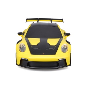 Masinuta cu sunete si lumini Porsche 911 GT3 RS, Maisto, scara 1:24, galbena - Img 6