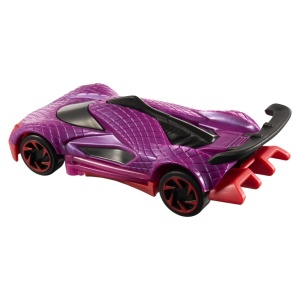 Masinuta Hot Wheels Street Shrieker, scara 1:32, transformare activa, mov, 21.5x16.5x7cm - Img 5