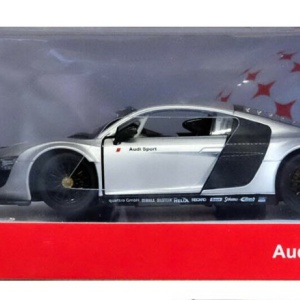 MASINUTA METALICA AUDI R8 ARGINTIE SCARA 1 LA 24