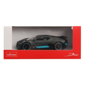 Masinuta metalica Bugatti Divo, Rastar, 1:43, multicolor, 15.5x7x6cm  - Img 2