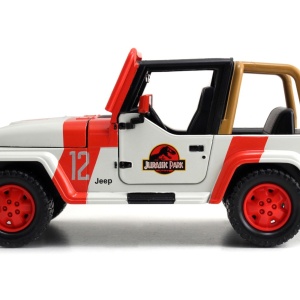 MASINUTA METALICA JURASSIC WORLD 1992 JEEP WRANGLER 1:24 - Img 6