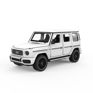 Mașinuță metalică Rastar Mercedes Benz AMG G63 alb, 1:32, 19x9.5x8.5cm - Img 4