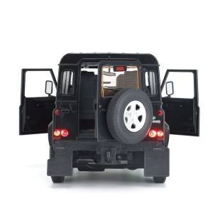 Masinuta Rastar RC - Land Rover Defender, negru, 1:14 - Img 4