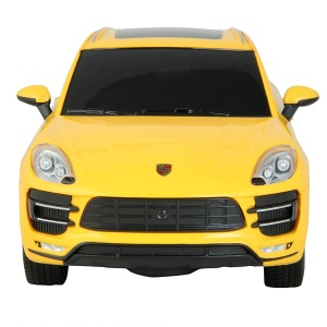 Masinuta Rastar RC - Porsche Macan Turbo, galben, 1:24 - Img 4