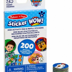 MELISSA AND DOUG STICKER WOW PATRULA CATELUSILOR MINI SET DE ACTIVITATI SI AUTOCOLANTE