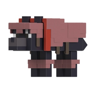 MINECRAFT CRAFT A BLOCK FIGURINA TAMED WOLF 8CM - Img 1