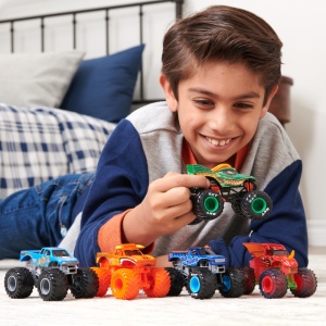 MONSTER JAM MASINUTA METALICA BIG KAHUNA SCARA 1 LA 64 - Img 3