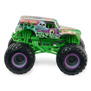 MONSTER JAM MASINUTA METALICA GRAVE DIGGER SCARA 1 LA 64 - Img 5