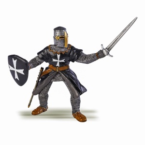 PAPO FIGURINA CAVALER HOSPITALLER CU SABIE - Img 2