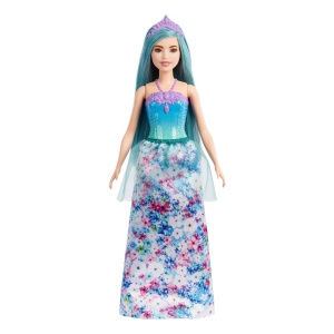 Papusa Barbie Dreamtopia, Printesa cu Par Albastru - Img 3