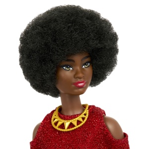 Papusa Barbie Fashionistas Mulatra cu Par Afro - Img 6