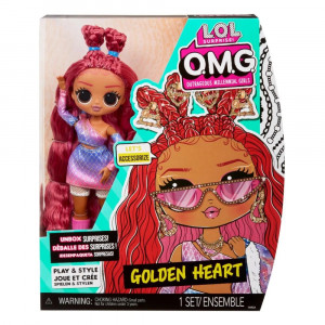 Papusa cu accesorii L.O.L. Surprise! OMG S7 Golden Heart - Img 8