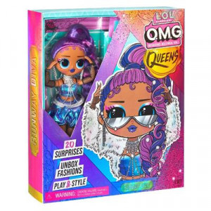 Papusa L.O.L. Surprise! OMG Birthday Doll - Runway Diva - Img 5