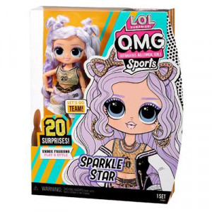 Papusa L.O.L. Surprise! OMG Sports Sparkle Star, 27 cm - Img 5