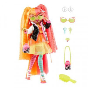 Papusa LOL Surprise 707 OMG Dolls Fierce, Neonlicious - Img 2