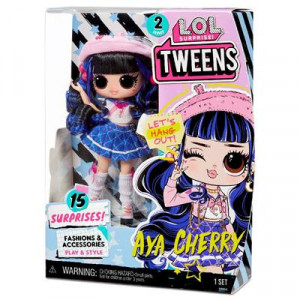 Papusa LOL Surprise Tweens Doll Aya Cherry, 15 surprize - Img 2