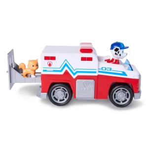 PATRULA CATELUSILOR CAUTARE SI SALVARE SET FIGURINA MARSHALL SI VEHICUL DE POMPIERI - Img 4