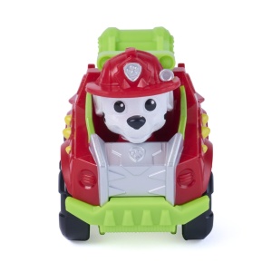 PATRULA CATELUSILOR FILMUL CU DINOZAURI PUP SQUAD RACERS VEHICUL CU FIGURINA MARSHALL 6.5CM - Img 2
