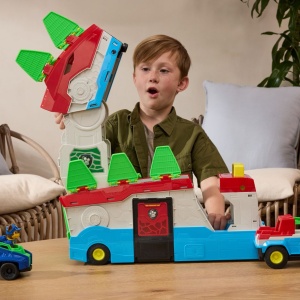 PATRULA CATELUSILOR FILMUL CU DINOZAURI SET SEDIU MOBIL DINO CU FIGURINA SI ACCESORII - Img 4