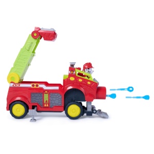 PATRULA CATELUSILOR FILMUL CU DINOZAURI SET VEHICUL DINO DE POMPIERI CU FIGURINA MARSHALL SI ACCESORII - Img 10